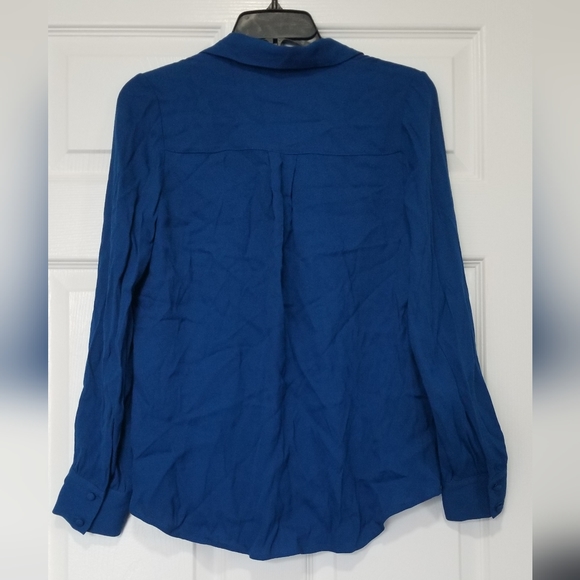 Wilfred Button Down Blue Shirt Size XS - Picture 11 of 12